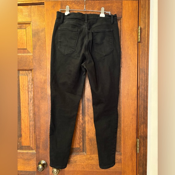 Banana Republic Skinny High Rise Black Jeans 31/12 - Picture 3 of 4